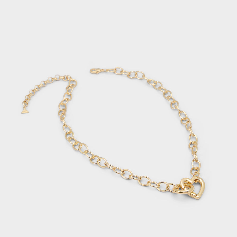 Aldo Heartclip in Gold - Customizable necklace