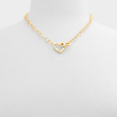 Aldo Heartclip in Gold - Customizable necklace