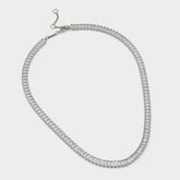 Aldo Maliana Silver/Clear Multi Women's Necklaces - Choker necklace