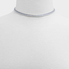 Aldo Maliana Silver/Clear Multi Women's Necklaces - Choker necklace