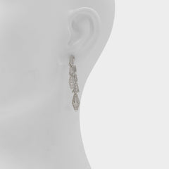 Aldo Serrpente in Silver Clear Multi - Statement earrings