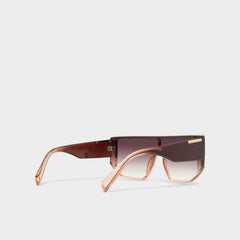 Aldo Thiedan Brown Women's Shield - Shield sunglasses