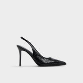 Aldo Re in Samantha Other Black - Sling back high heel, Stiletto heel