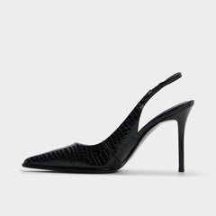 Aldo Re in Samantha Other Black - Sling back high heel, Stiletto heel