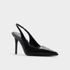 Aldo Re in Samantha Other Black - Sling back high heel, Stiletto heel