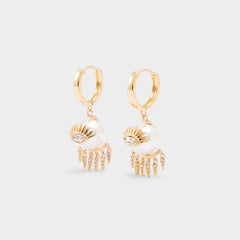 Aldo Kythe Gold/Clear Multi Women's Earrings - Earrings