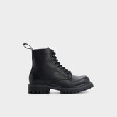 Aldo Doublezero in Other Black - Combat boot, Lug sole