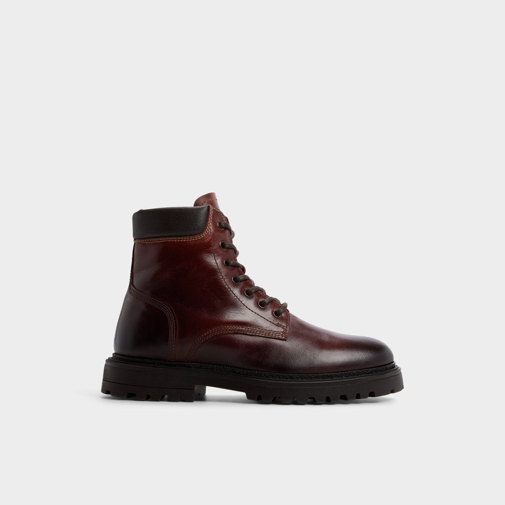 Aldo Draco in Medium Brown - Combat boot, Lug sole