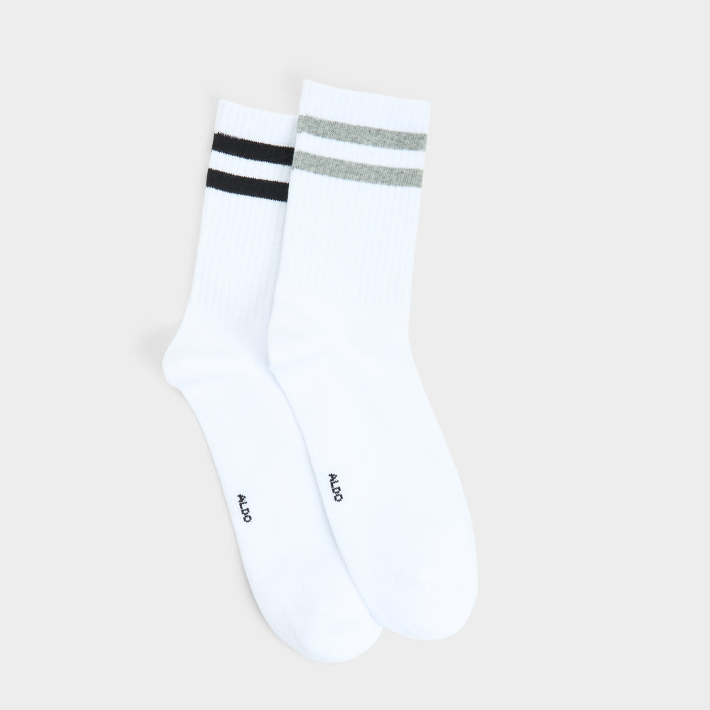 Aldo Retroline in Grey - Crew socks
