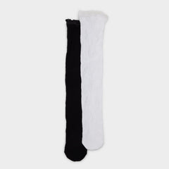 Aldo Lacydaze in Black White - Crew socks