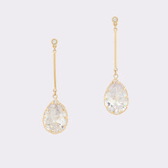 Aldo Cares Gold/Clear Multi Women's Earrings - Chandelier earrings