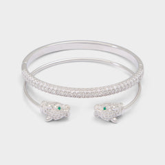 Aldo Albamaelden in Silver Clear Multi - Bangle bracelet