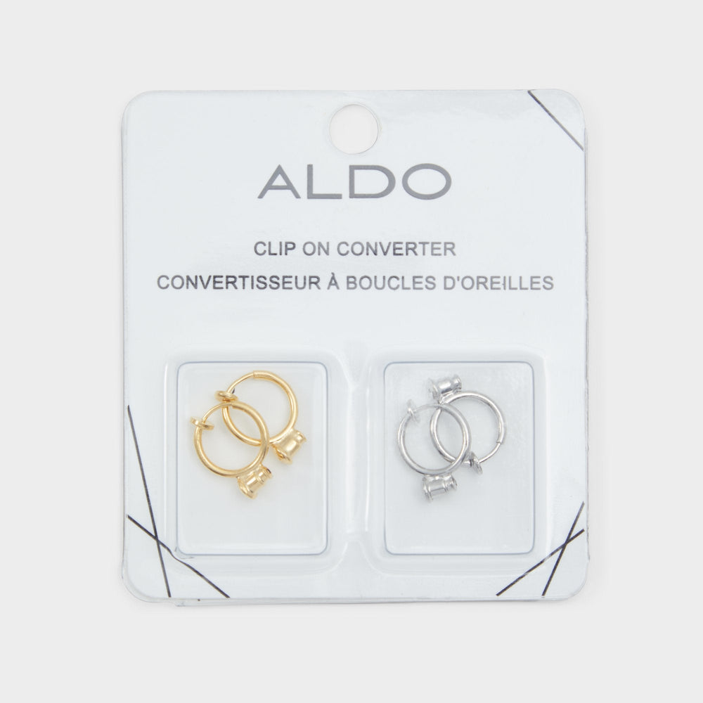Aldo Treade Metallic Multi Women's Earrings - Clip on converter