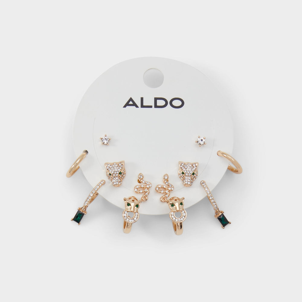 Aldo Junglechic Gold/Clear Multi Women's Earrings - Earrings