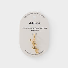 Aldo Manifesto in Gold - Jewelry charm