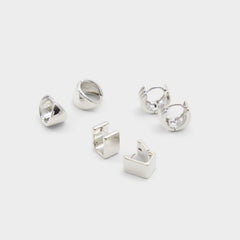 Aldo Adenariel in Silver - Huggie hoop earrings
