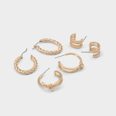 Aldo Twistt in Gold - Hoop earrings