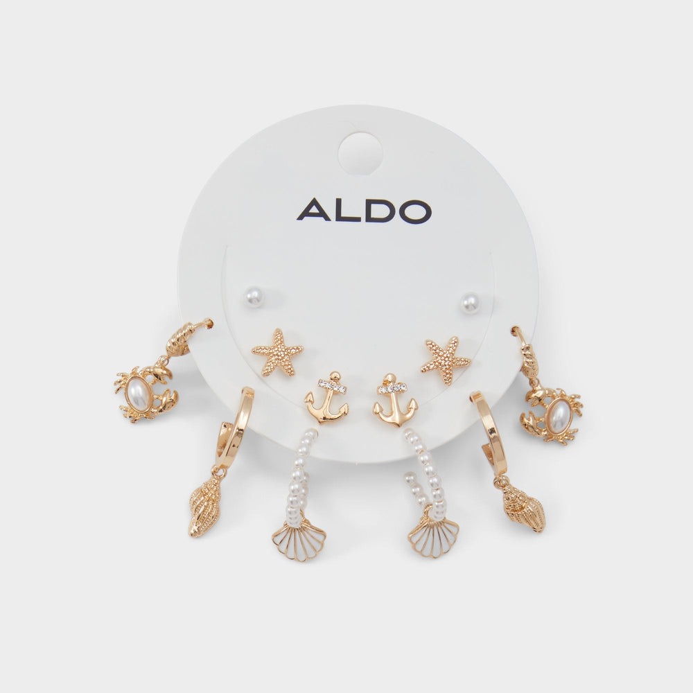 Aldo Myanchor Gold/Clear Multi Women's Earrings - Earrings