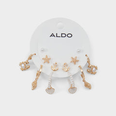 Aldo Myanchor Gold/Clear Multi Women's Earrings - Earrings