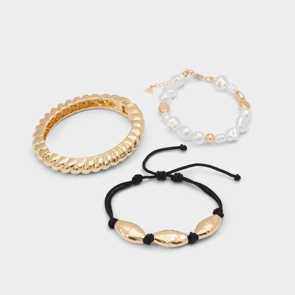 Aldo Emberr Black/Gold Multi Women's Bracelets - Bangle bracelet
