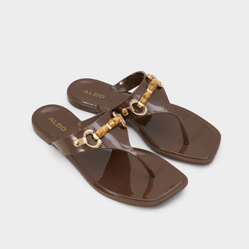 Aldo Flipnflow Brown Women's Jelly Sandals & Flip Flops - Jelly sandal