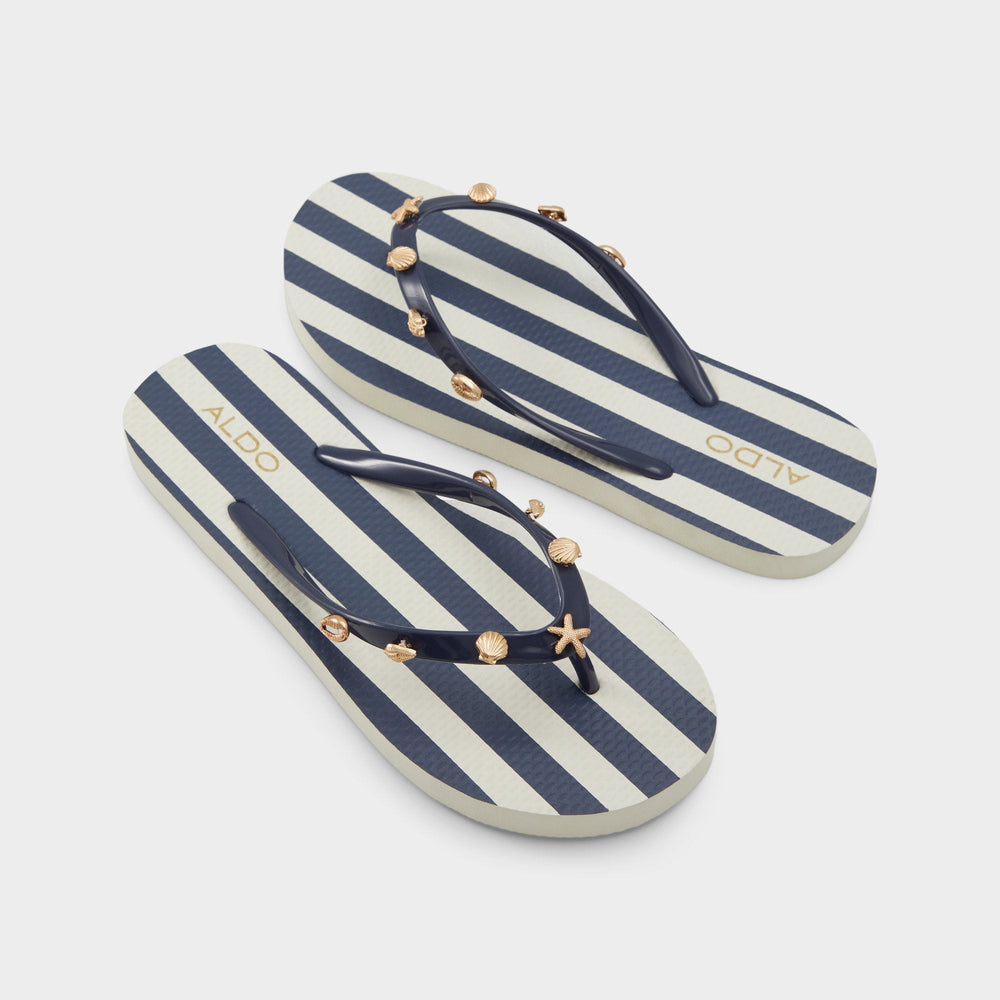 Aldo Elalaeclya Navy Women's Jelly Sandals & Flip Flops - Flip flop