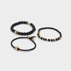 Aldo Justin in Black Gold Multi - Bracelet