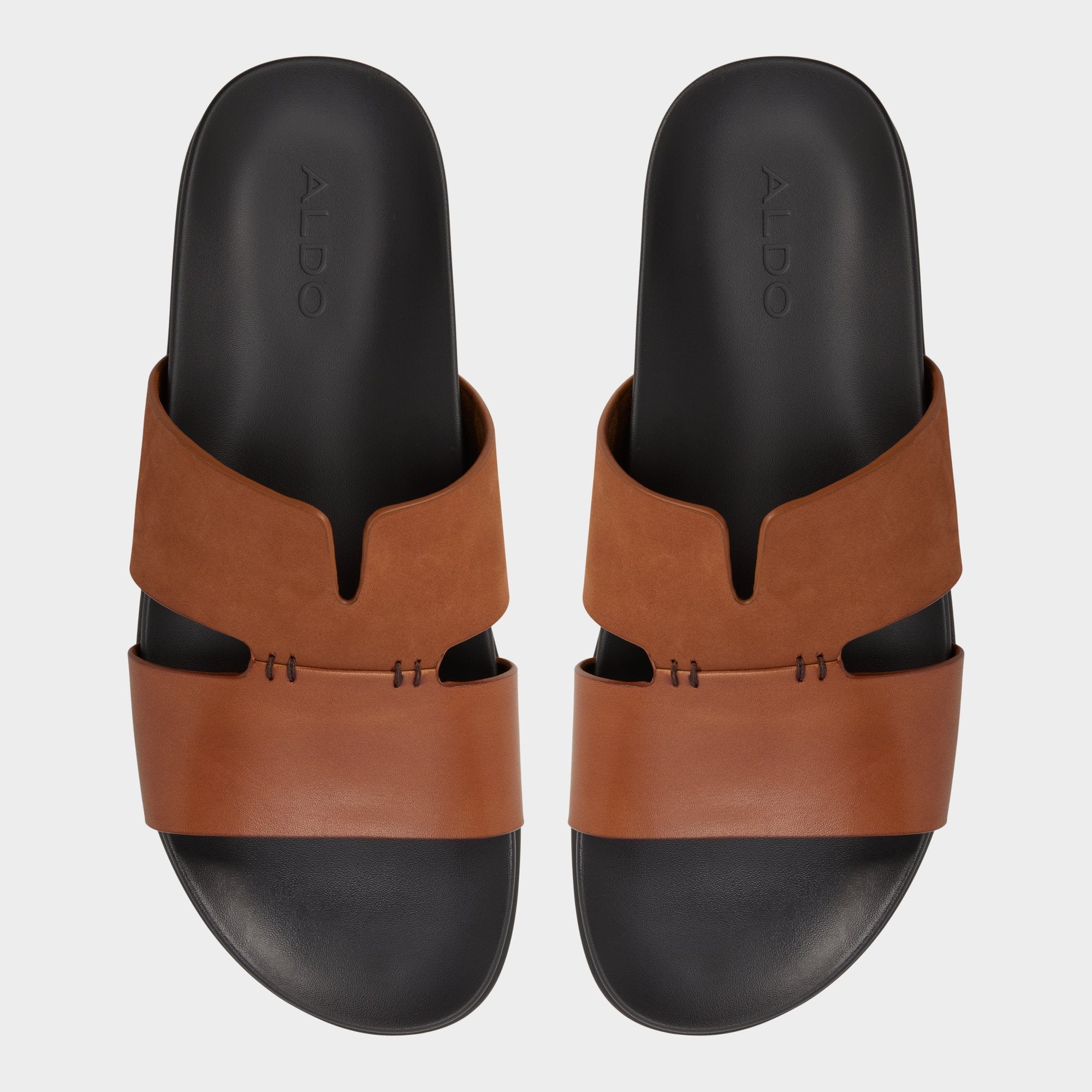 Aldo Marcelo in Cognac - Slide sandal