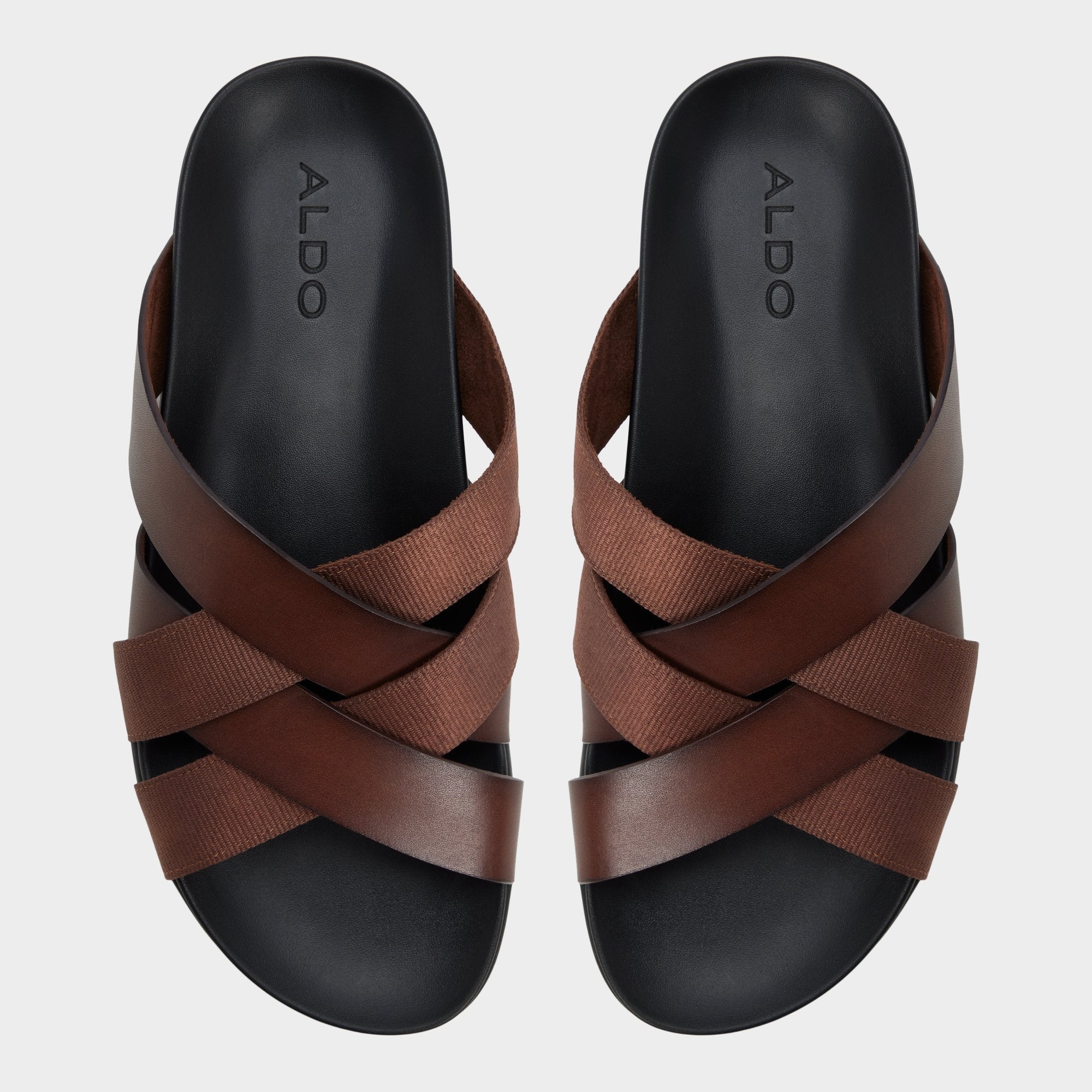 Aldo Florian in Dark Brown - Slide sandal