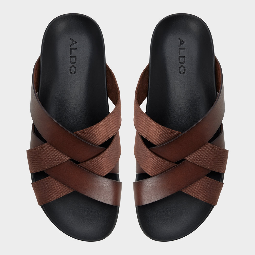 Aldo Florian in Dark Brown - Slide sandal