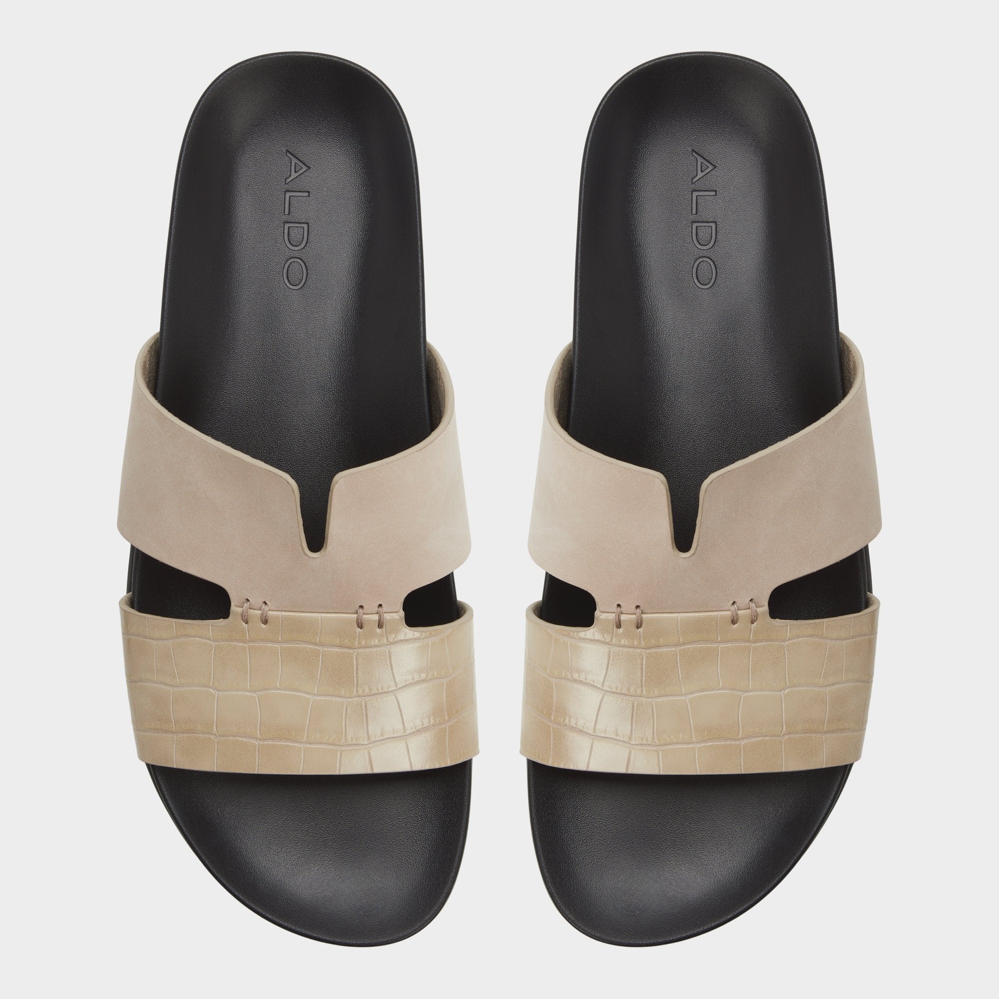 Aldo Marcelo in Taupe - Slide sandal