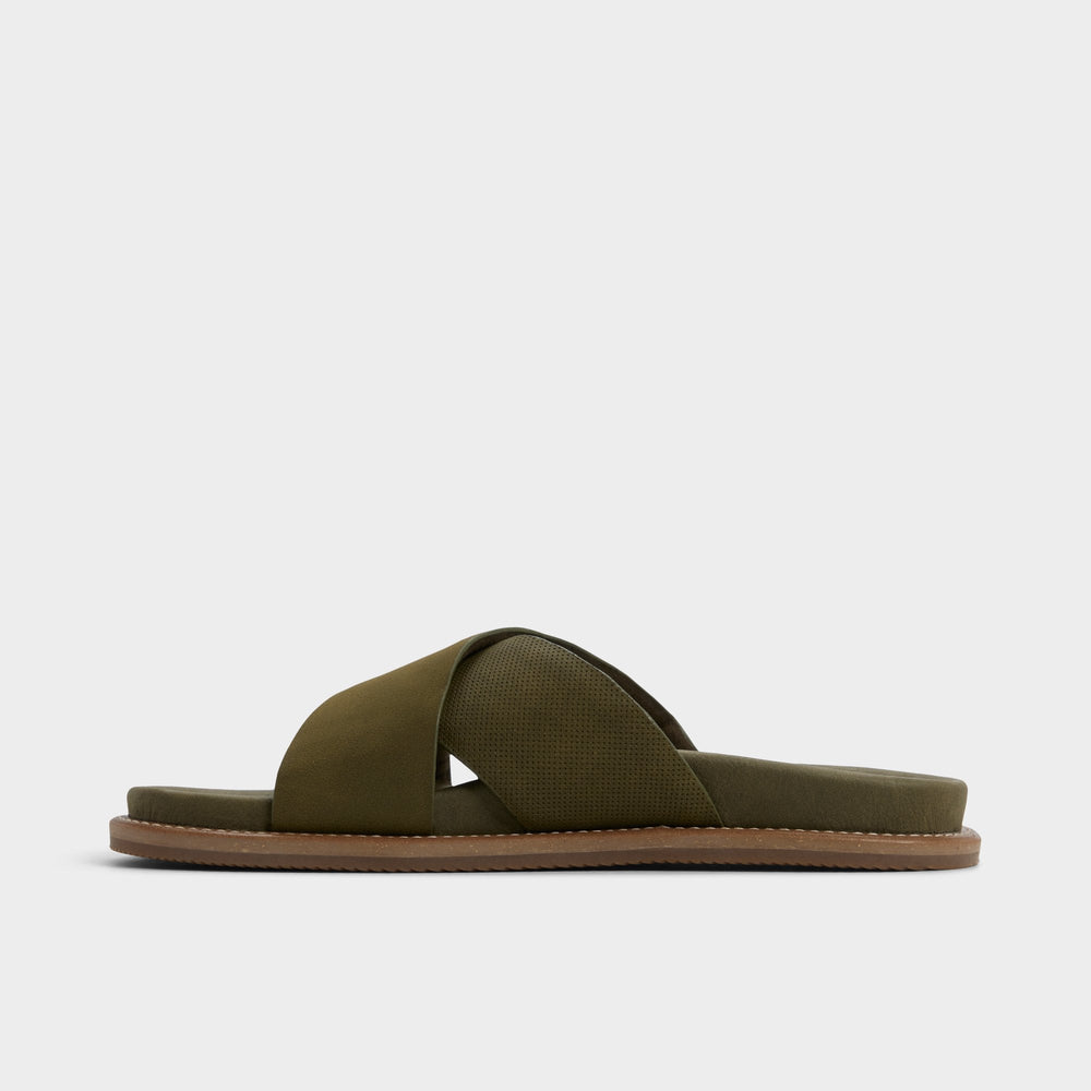Aldo Marrin in Olive - Slide sandal