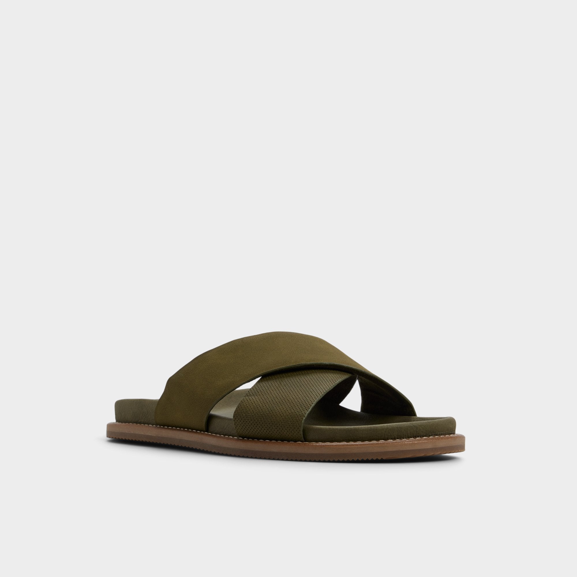 Aldo Marrin in Olive - Slide sandal