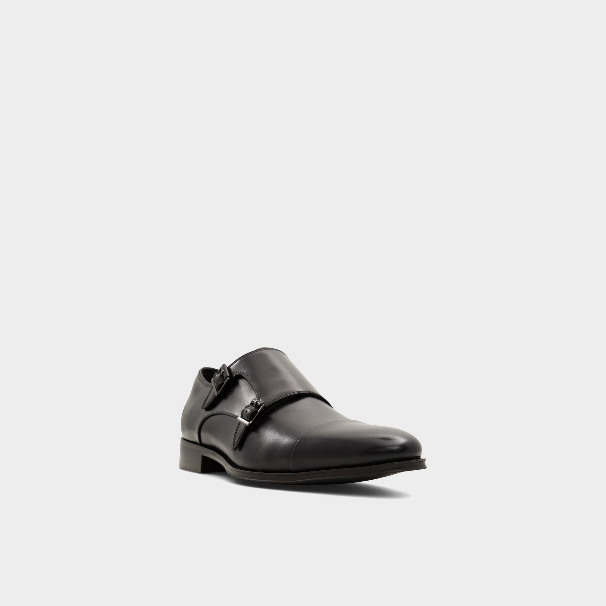 Aldo Axwell Black Men's Dress Shoes - Monkstrap loafer