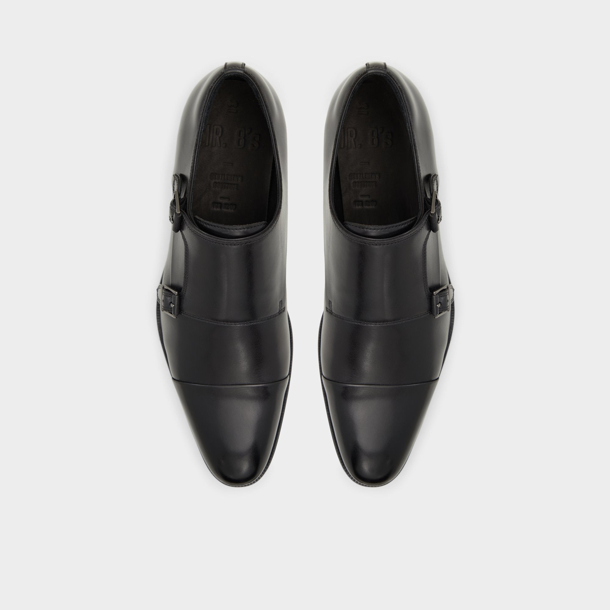 Aldo Axwell Black Men's Dress Shoes - Monkstrap loafer