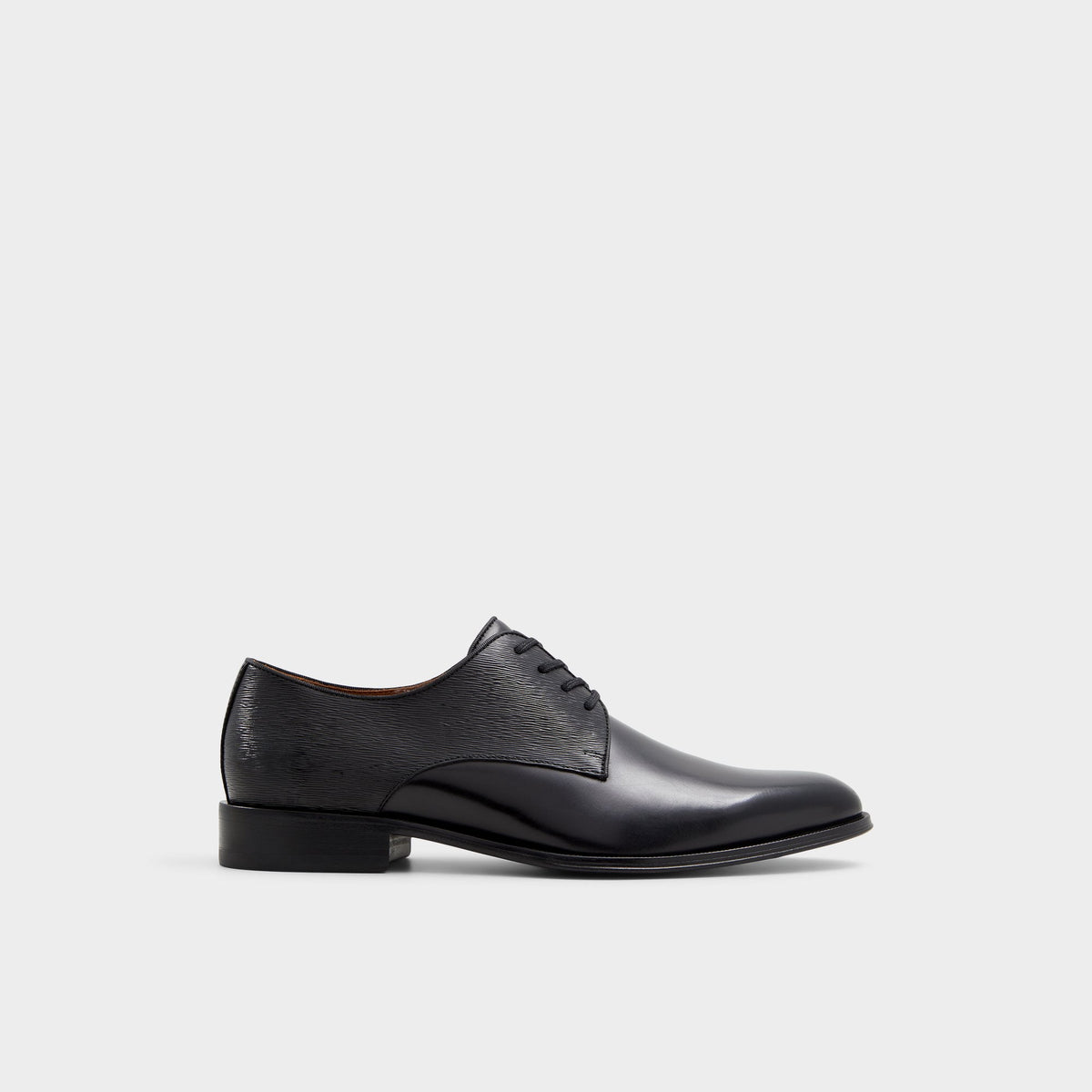 Aldo Halbart Black Leather Embossed Men's Oxfords & Lace-ups - Oxford shoe