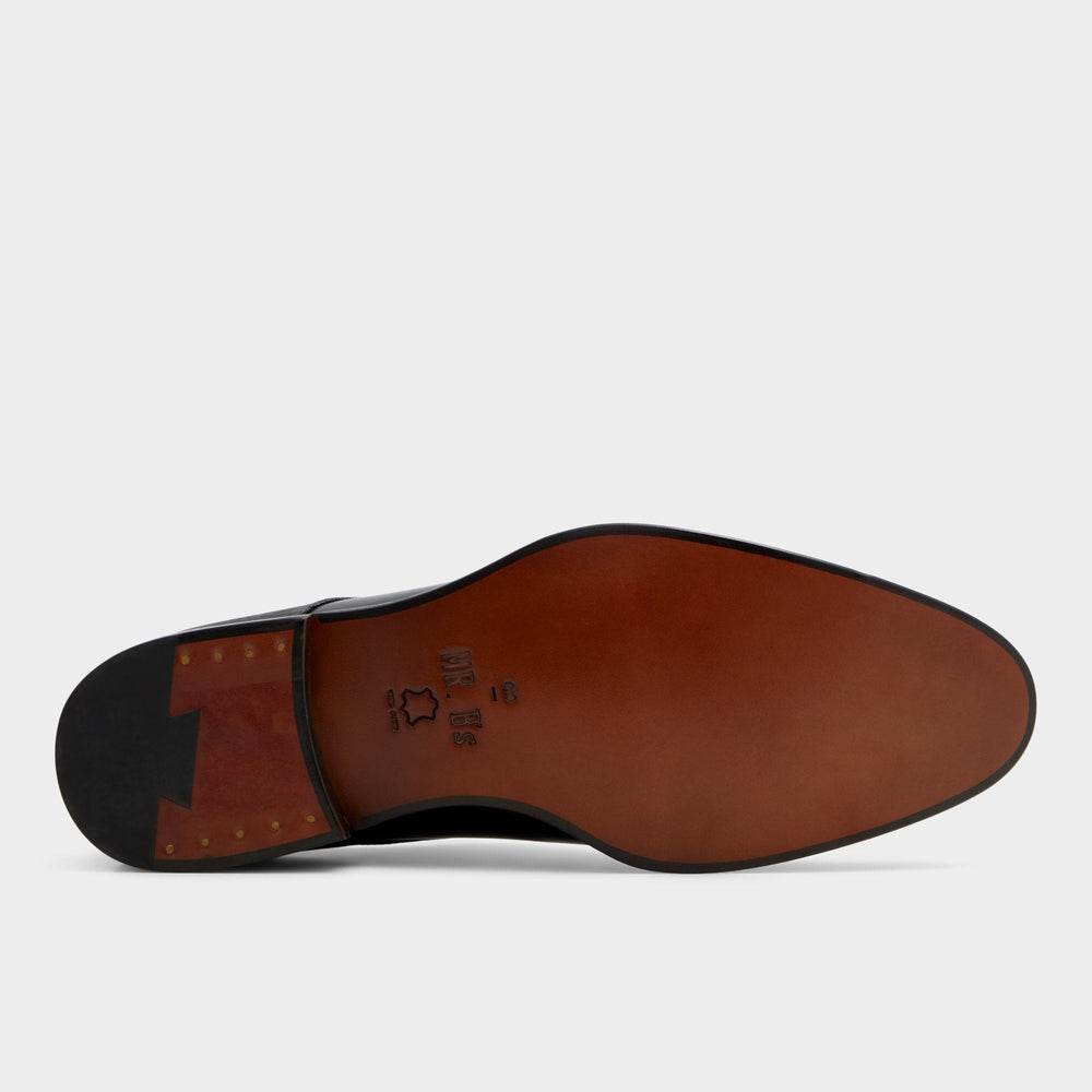 Aldo Halbart Black Leather Embossed Men's Oxfords & Lace-ups - Oxford shoe