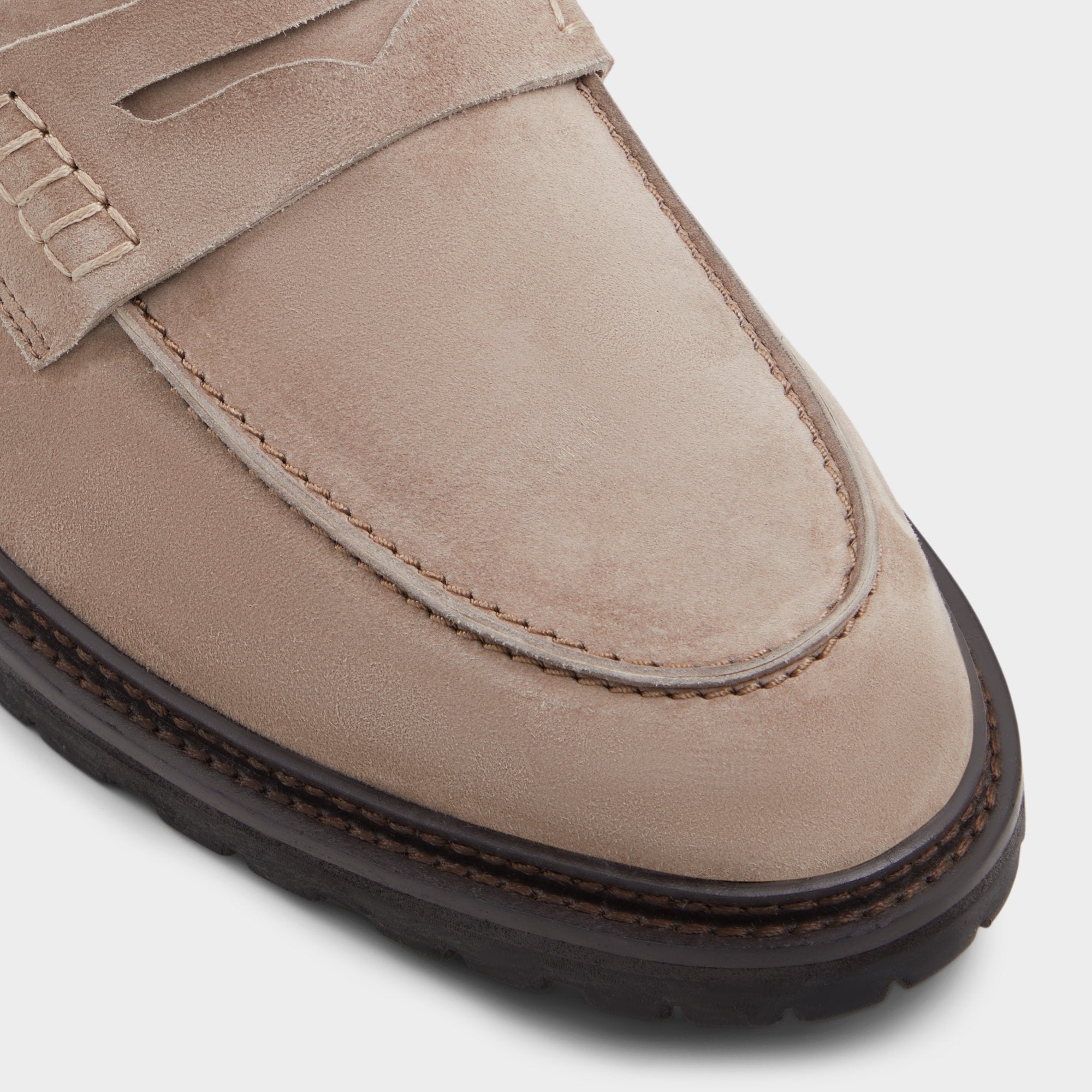 Aldo Aleris Brown Men's Dress Shoes - Loafer, Lug sole