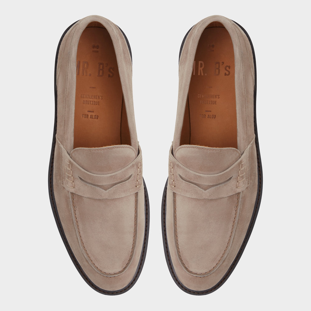 Aldo Aleris Brown Men's Dress Shoes - Loafer, Lug sole