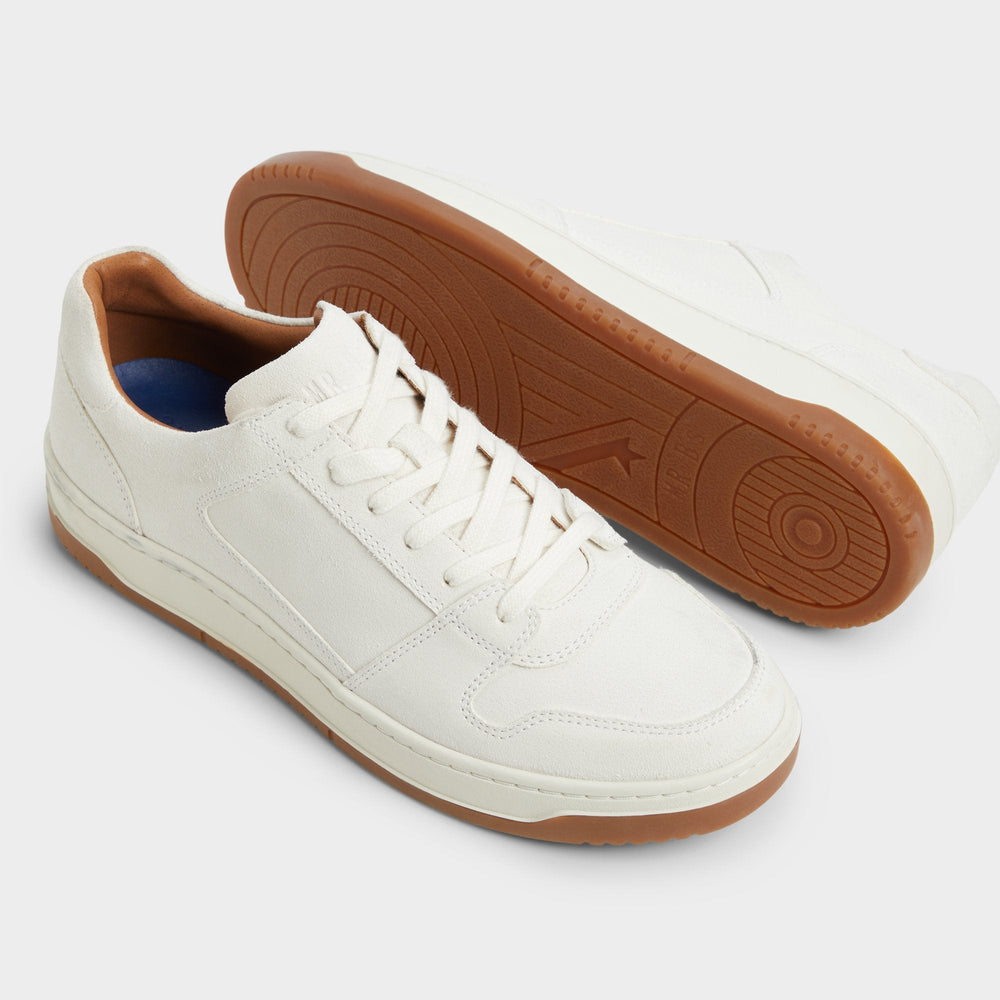 Aldo Ludlow White Leather Suede Men's Low top - Low top sneaker