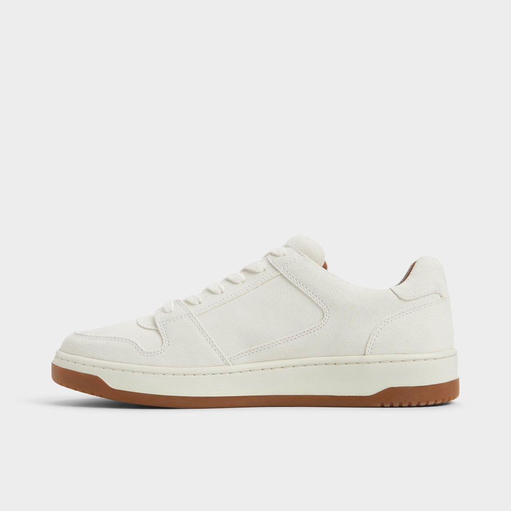 Aldo Ludlow White Leather Suede Men's Low top - Low top sneaker