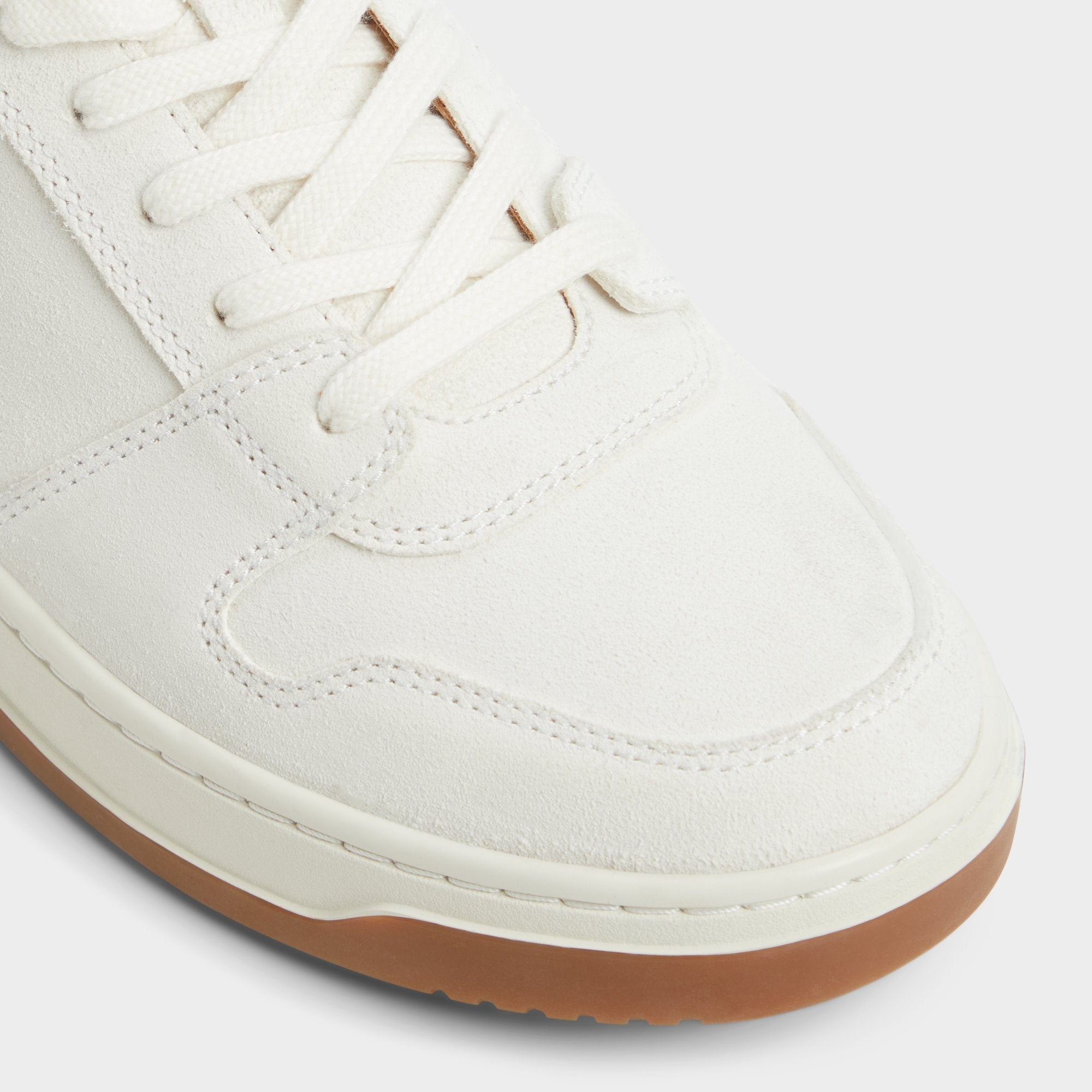 Aldo Ludlow White Leather Suede Men's Low top - Low top sneaker