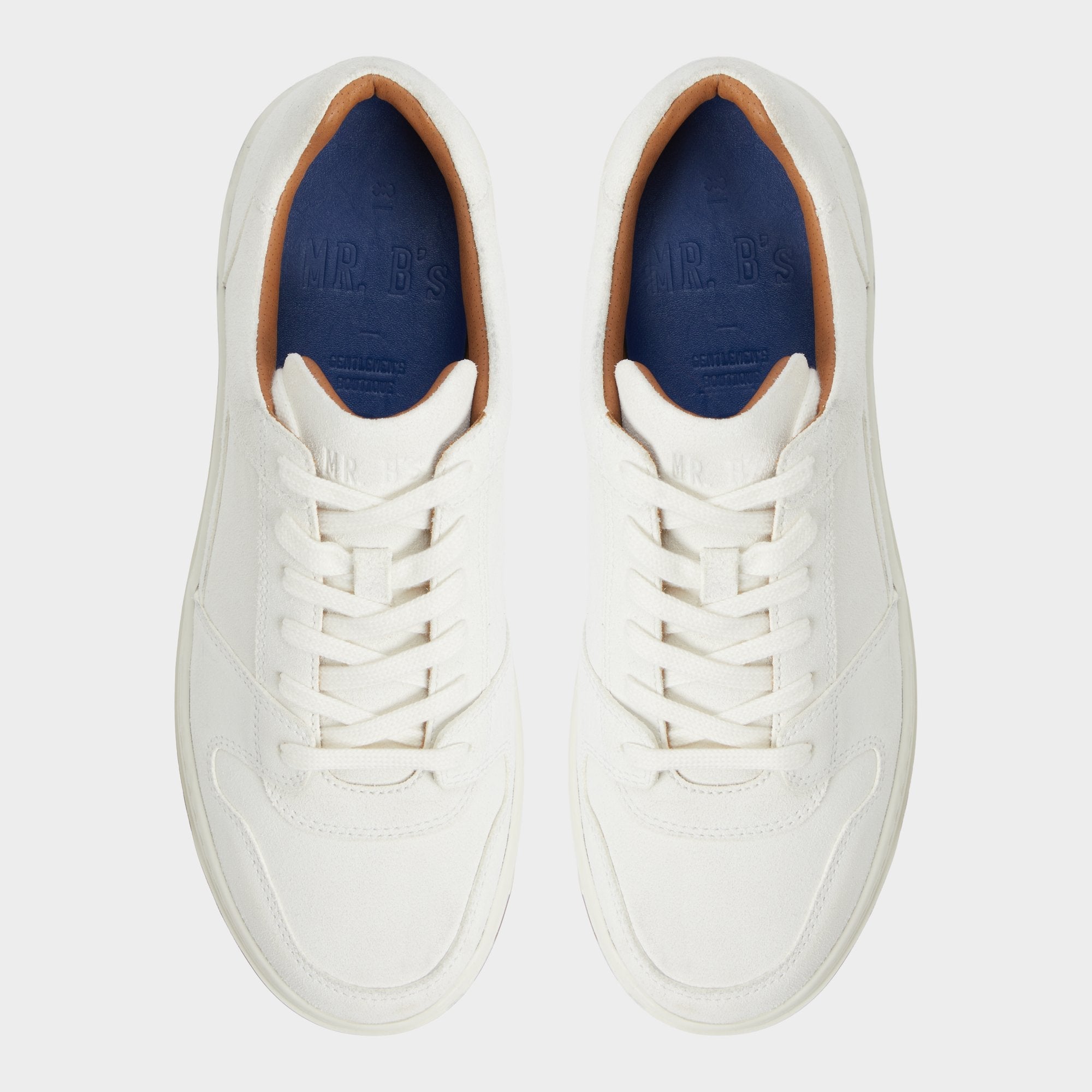Aldo Ludlow White Leather Suede Men's Low top - Low top sneaker