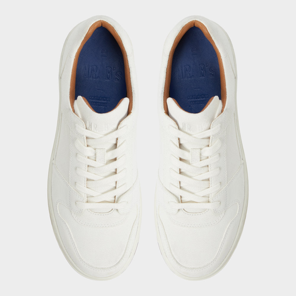 Aldo Ludlow White Leather Suede Men's Low top - Low top sneaker
