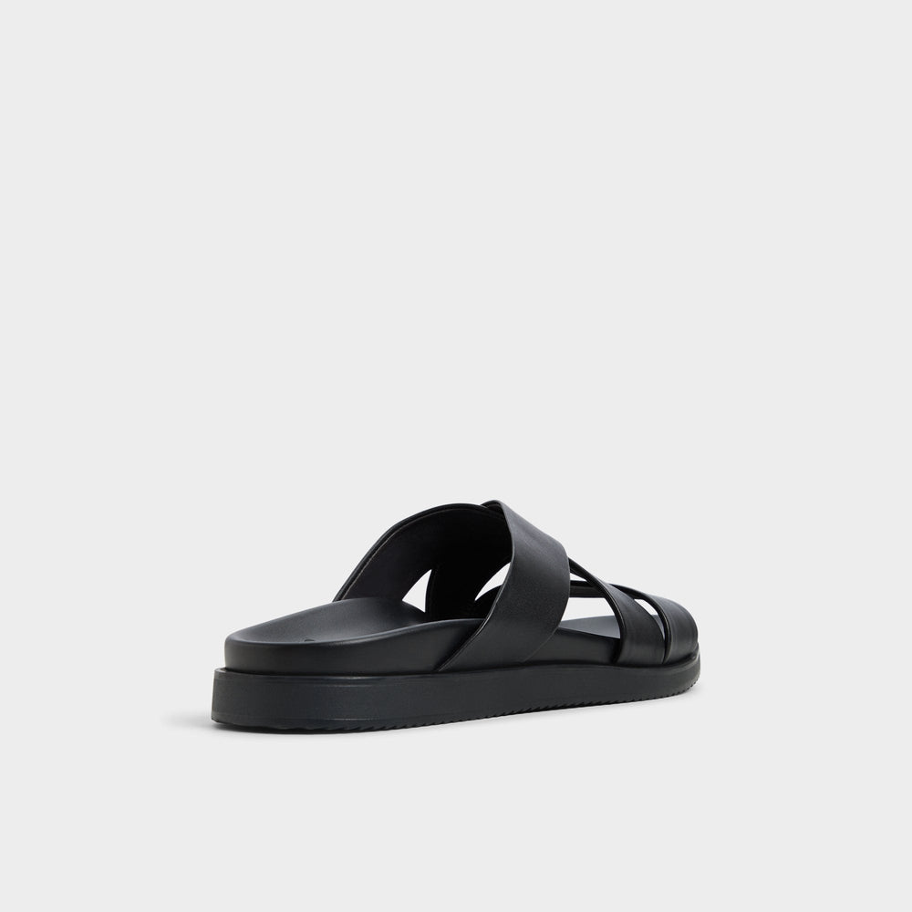 Aldo Kairo Black Men's Sandals & Slides - Slide sandal