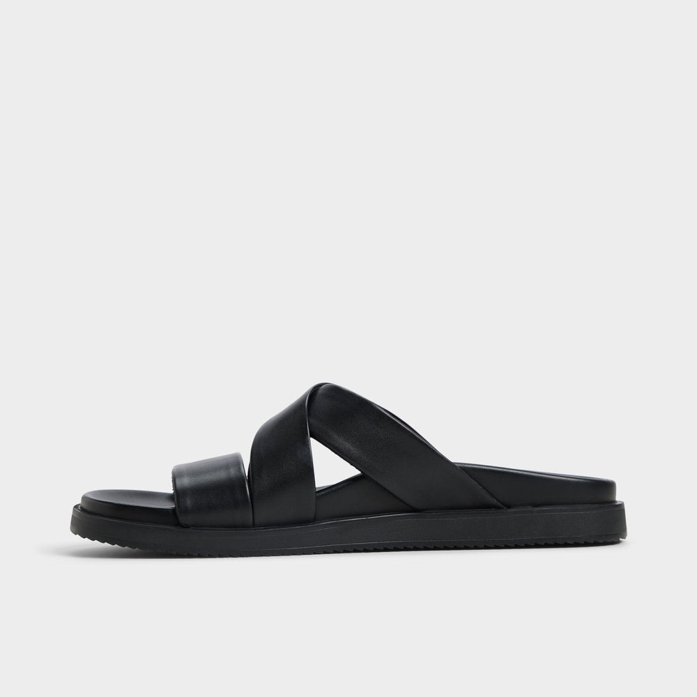 Aldo Kairo Black Men's Sandals & Slides - Slide sandal