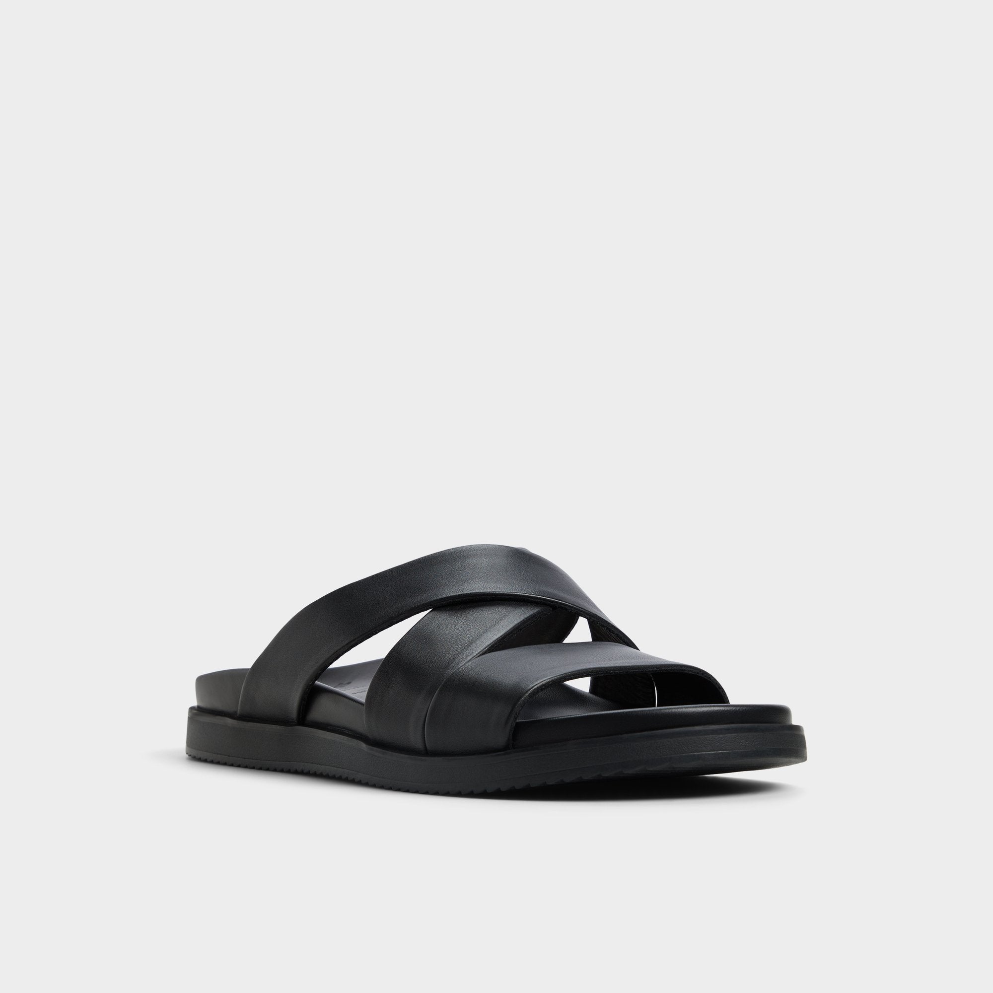 Aldo Kairo Black Men's Sandals & Slides - Slide sandal