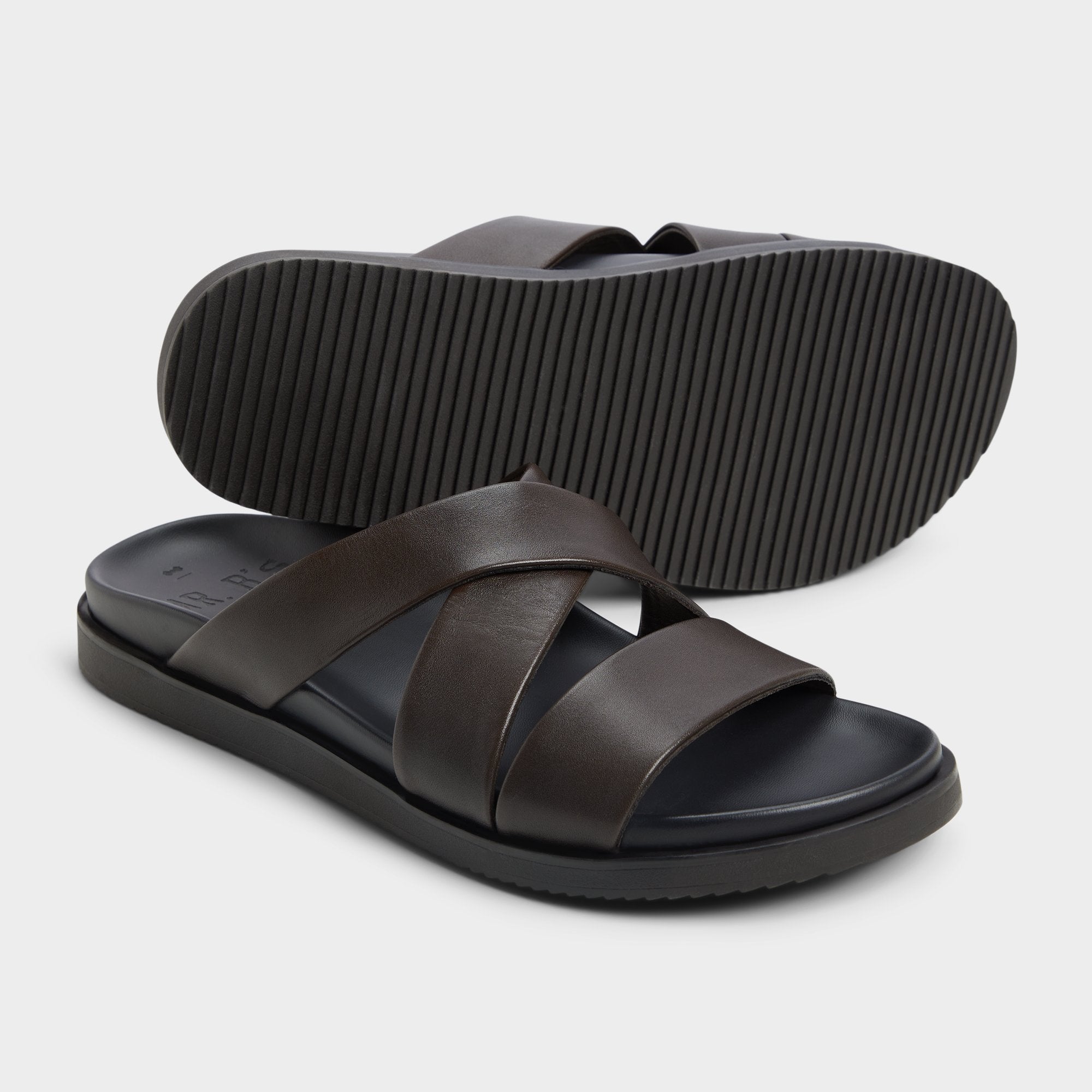 Aldo Kairo Dark Brown Men's Sandals & Slides - Slide sandal