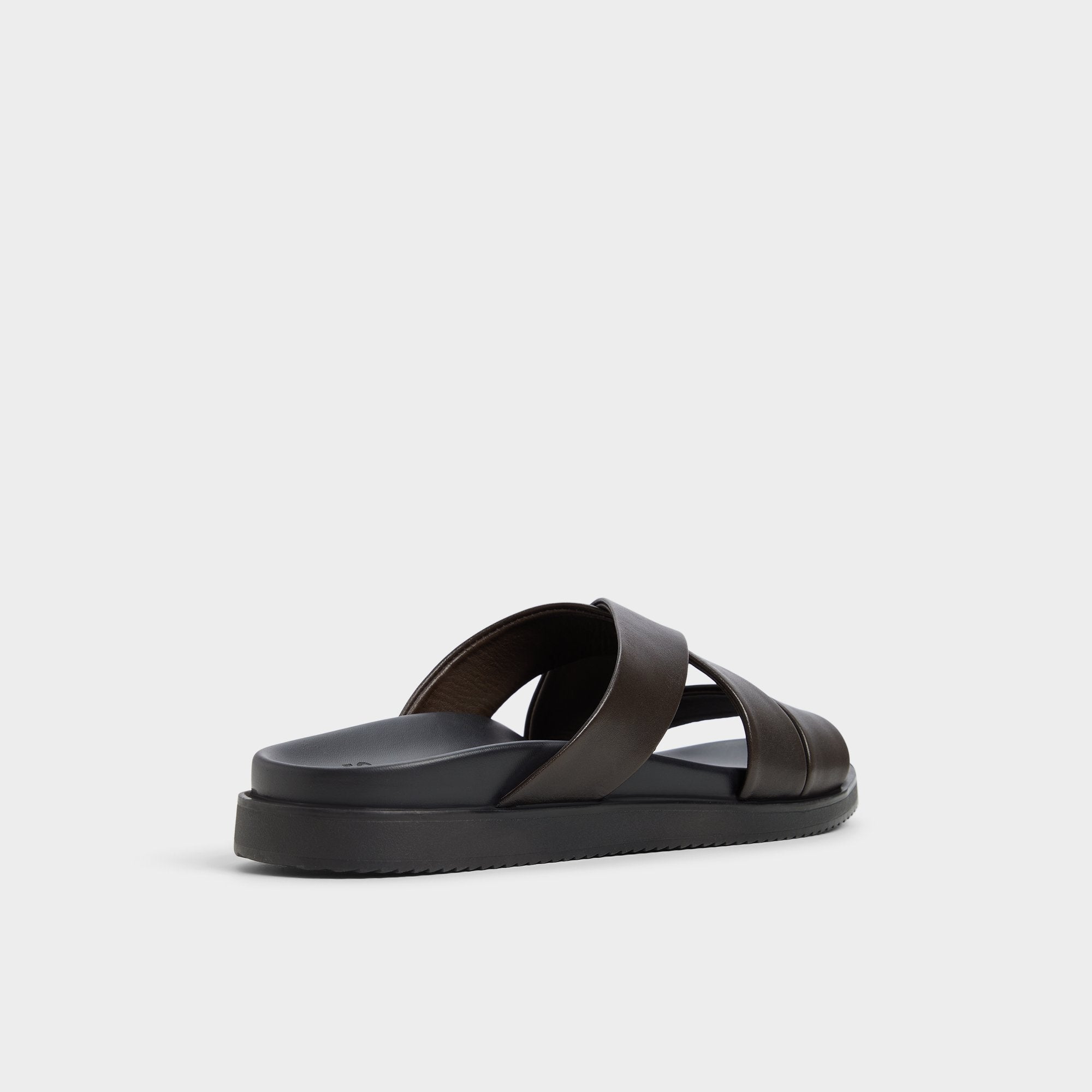 Aldo Kairo Dark Brown Men's Sandals & Slides - Slide sandal