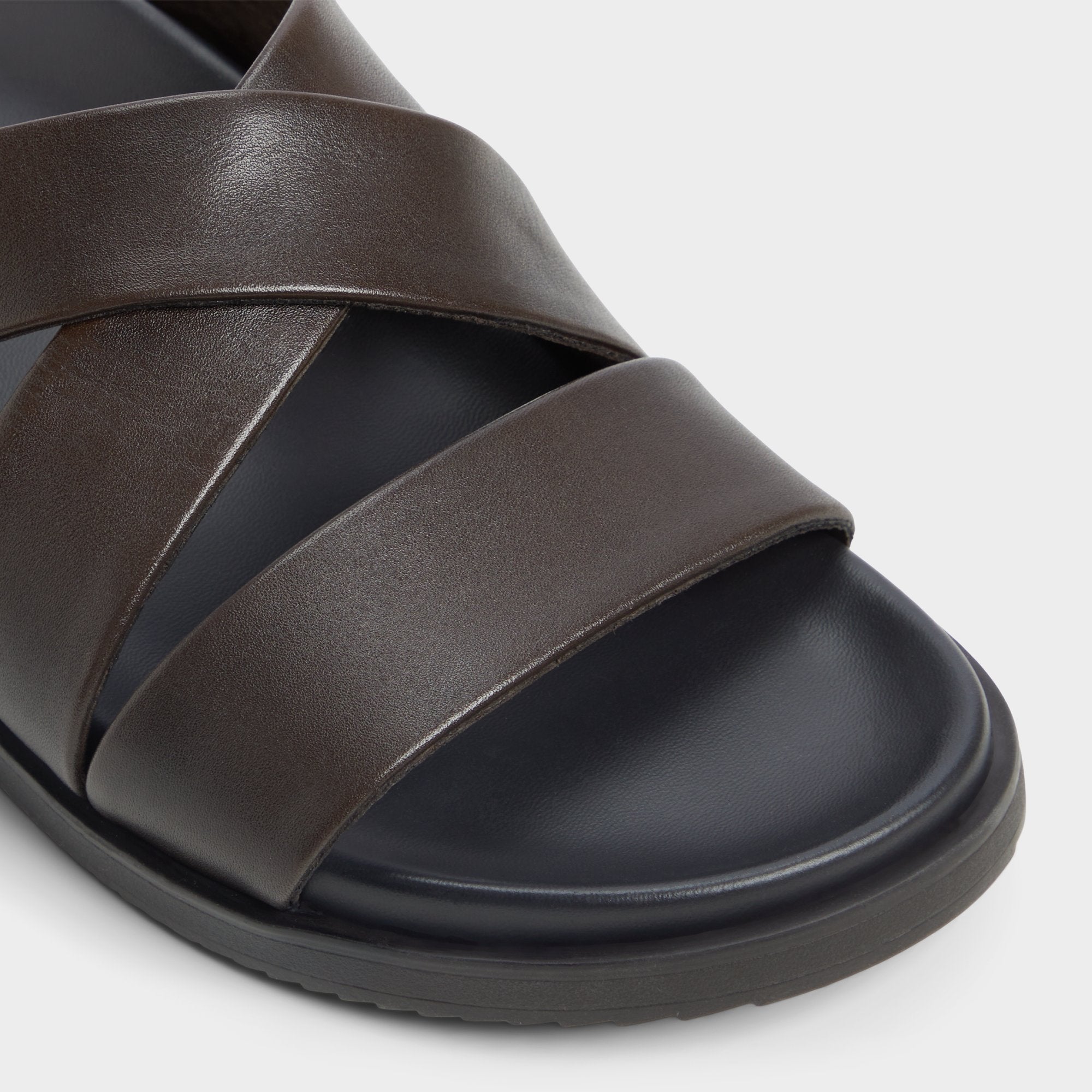 Aldo Kairo Dark Brown Men's Sandals & Slides - Slide sandal